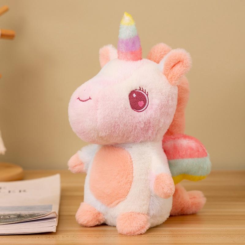 Cute Pink Unicorn Doll Plush Toy Unicorn Doll Child Companionship Follow Pillow Doll