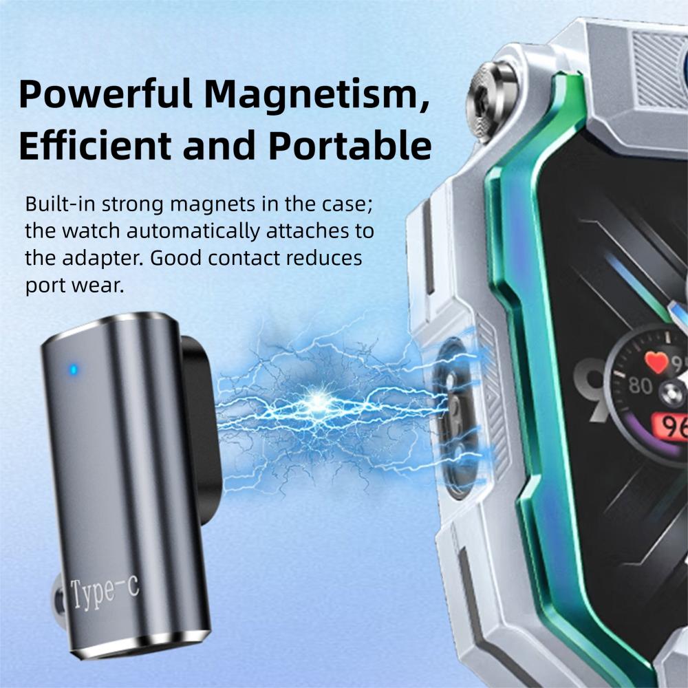 USB Type-C Kids Watch Charging Adapter Magnetic Power Connector for Imoo Watch Phone Z10 Z9 Z8 Z6S