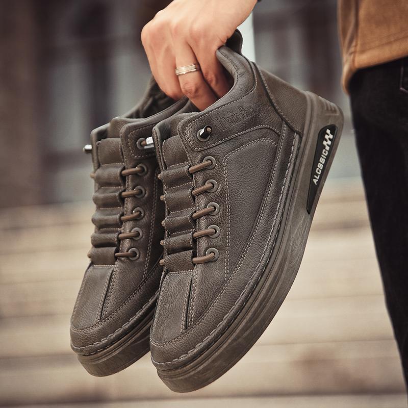 

Men s shoes autumn new casual shoes fashion men s sports shoes trend autumn and winter outdoor labor insurance shoes personalized tooling boots 44