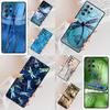 Blue Dragonfly Cell Phone Case for Samsung Galaxy S26 Ultra S25 S24 S23 S22 S21 S20 Note10 Cover