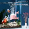 Aquarium Fish Tank Air Pump With Suction Cup Mini Bubble Tray Air Purifier Ultra Dense Bubble Rock Oxygenation Accessories
