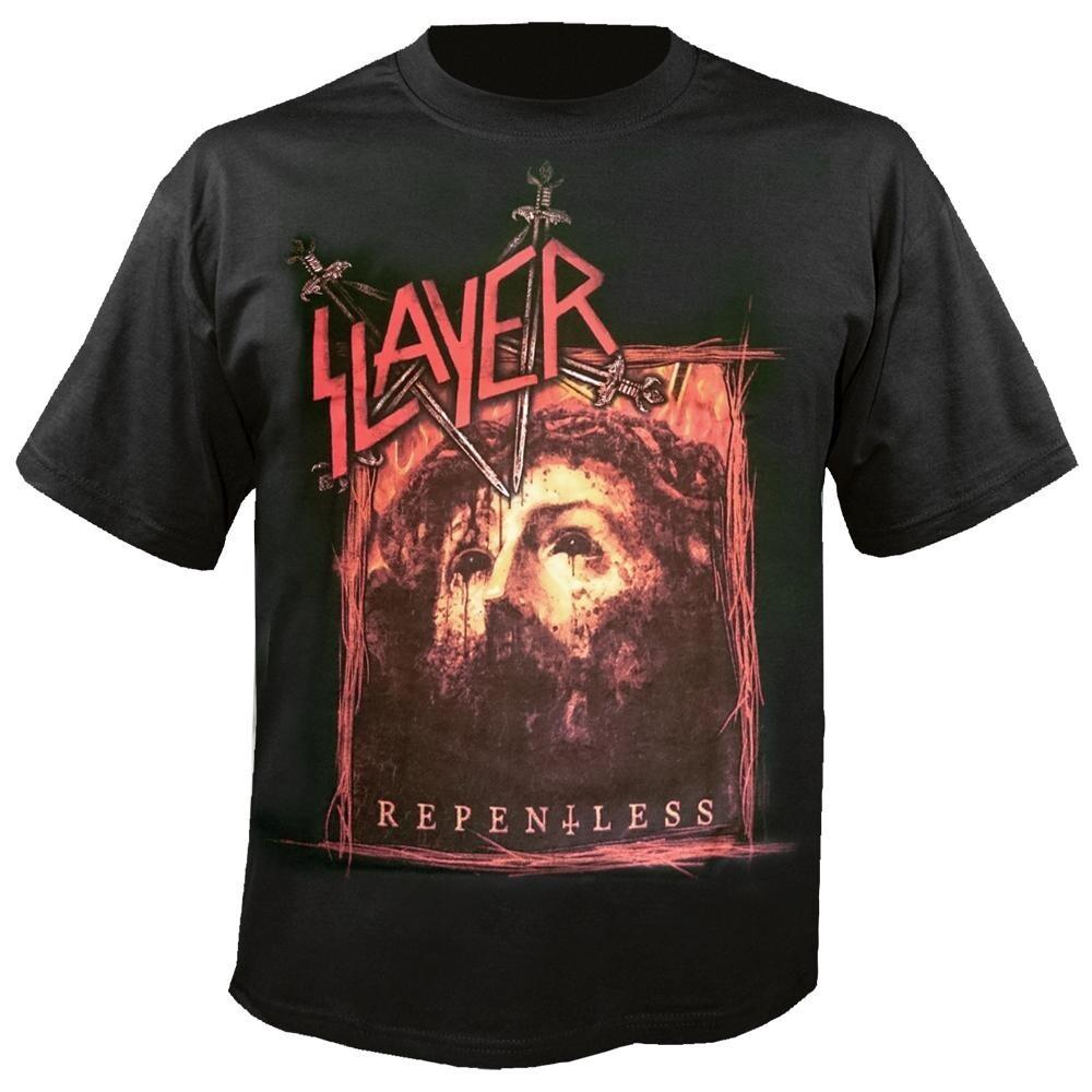 Slayer Repentless Rectangle Black T shirt S