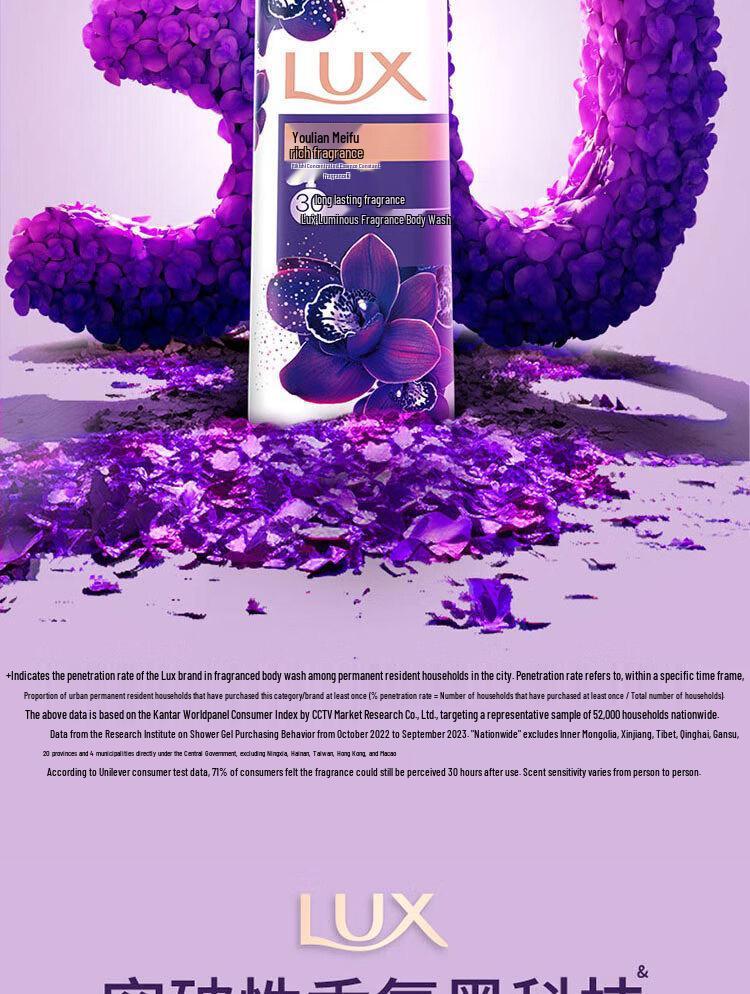Lishi Youlian Meifu Plant Extract Shower Gel - Refreshing and Long-lasting Fragrance