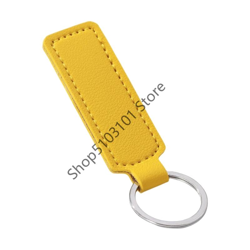 X6HE Anti Scratch Keychain Organizers Lightweight PU Leather Construction For Drivers Cyclists Daily Commute Cycling