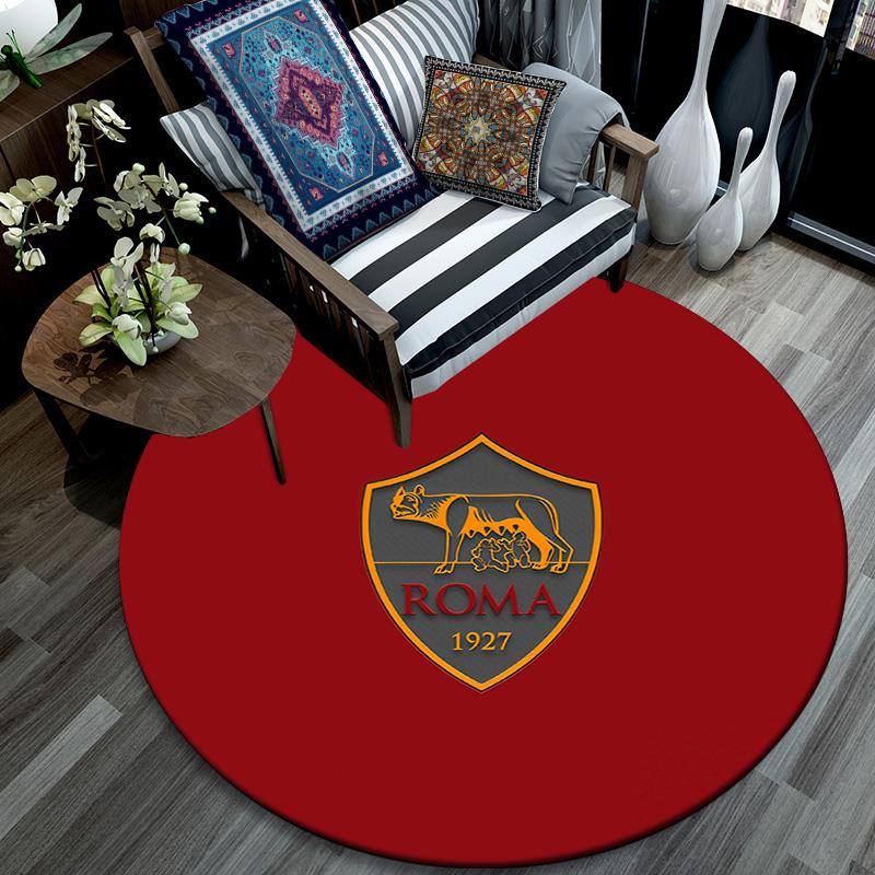 AS Roma Round Area Rug,Carpet Rug for Living Room Bedroom Sofa Playroom Decor,Non-slip Floor Mat