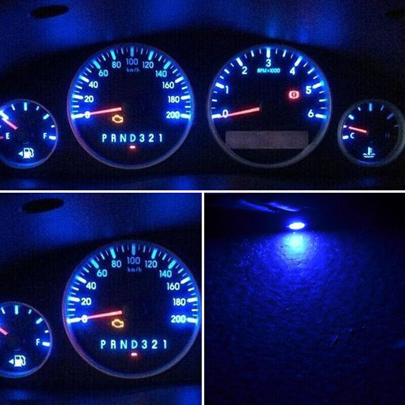 Blue T3 LED Bulb Light SMD Car Panel Instrument Dashboard Gauge Cluster New