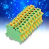 50Pcs DIN Rail Mount Terminal Grounding Terminals Block for Electrical Connections USLKG‑6