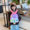 Baby School Kids Bag With Cartoon Ice Cream Design And Durable Oxford Fabric