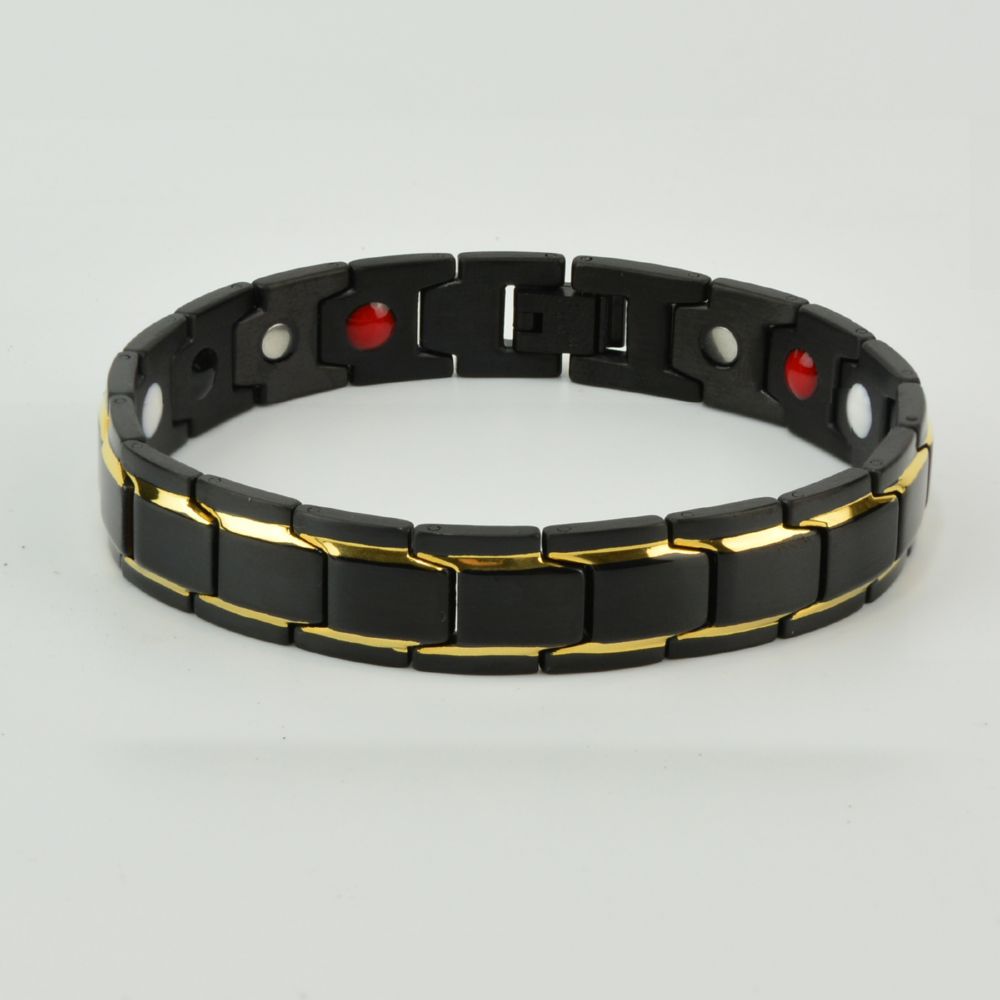 Titanium Steel Edge-Cut Bracelet for Men & Women Stainless Steel Health Chain Minimalist Unset Design