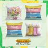 Spring Flowers Cushions Pillowcase Polyester Cushion Cover Throw Pillow Pillowcover Home Car Sofa Decor
