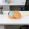 Squeeze Toy Realistic Steamed Bun Design Soft Slow Rebound Stress Relief Toy with Portable Steamer Storage Box