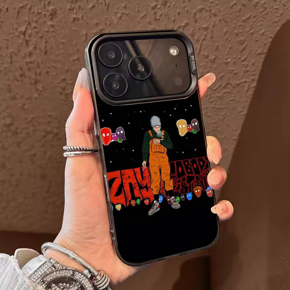 Hot Singer Z-Zayn Mali Phone Case For iPhone 17,16,15,14,13,12,11,Pro Max,Plus Candy Silver Cover