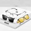 Lunettes 3-en-1 polarisées magnétiques lunettes de soleil monture d'yeux lunettes professionnelles lunettes myopie 61805