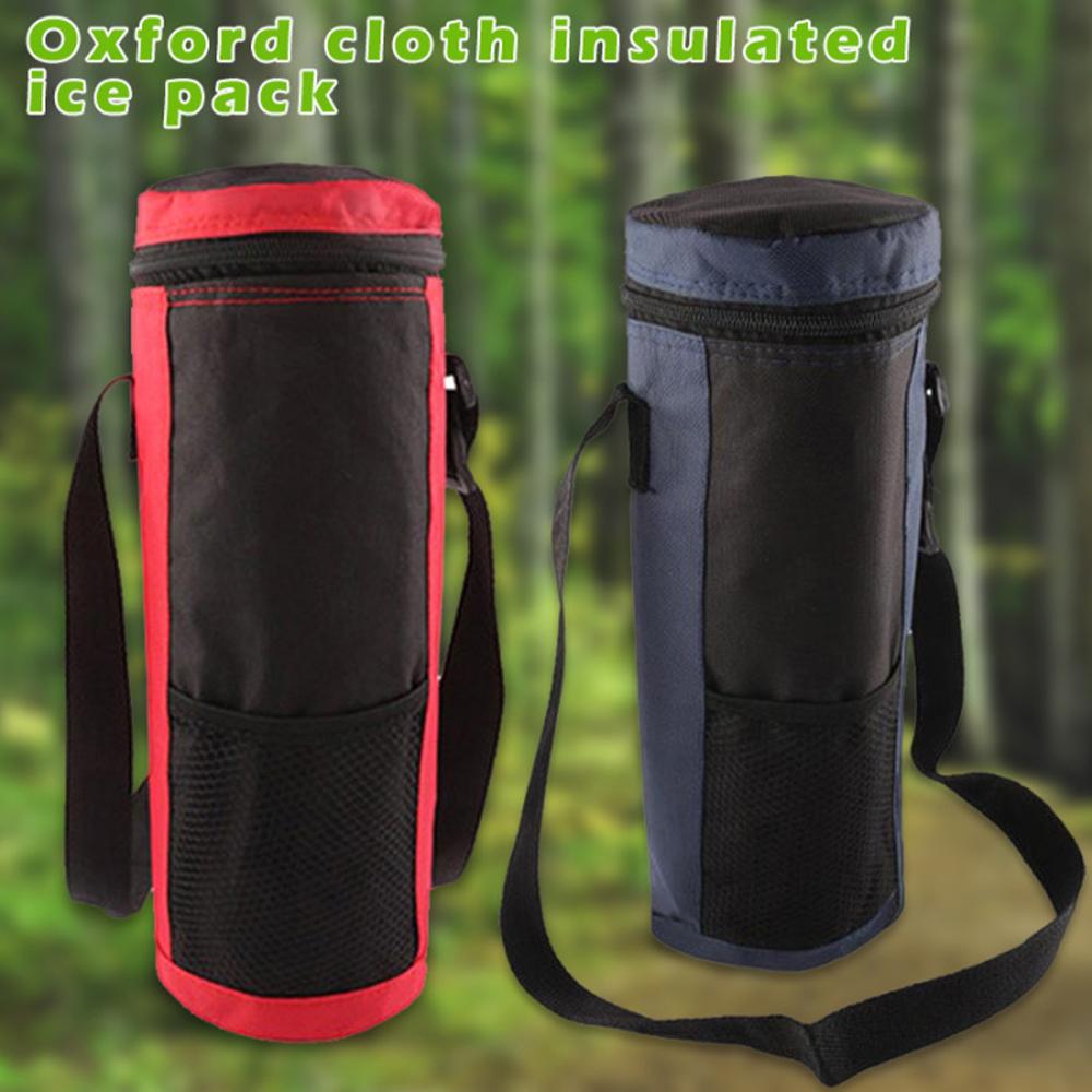 

Bottle Pouch Camping Outdoor High Capacity Water Bottle Bag Tote Bag Insulated Cooler Bag Traveling