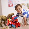 Transforming Car Dinosaur Toy for Kids, Dino Transformer Toy Car with Light Music for Toddlers 1-3, Christmas Gifts for Boys