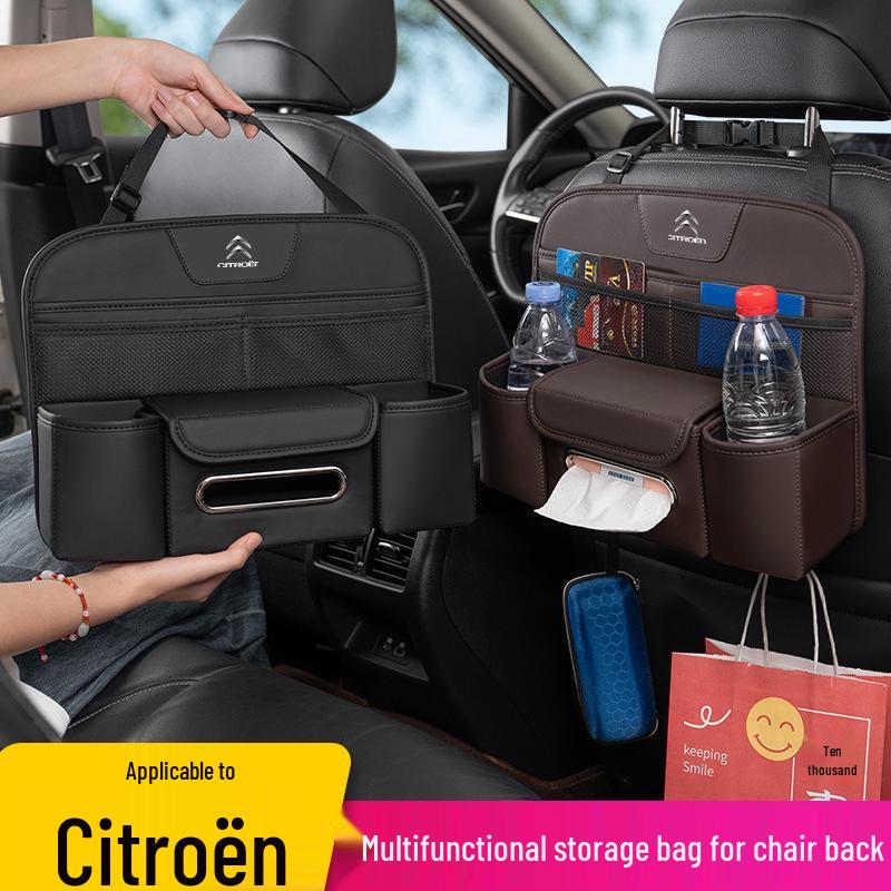 Citroen C3/C4/C5 Aircross Sitzrücken-Organizer mit Getränkehalter