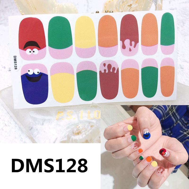 New Adorable Cartoon Expression Nail Stickers - Fun, Cute, No-Bake Design