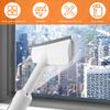 2 In 1 Extended Window Cleaning Kit Spray Double Sided Glass Squeegee Cleaner Duster Mop Window Professional Cleaning Tools