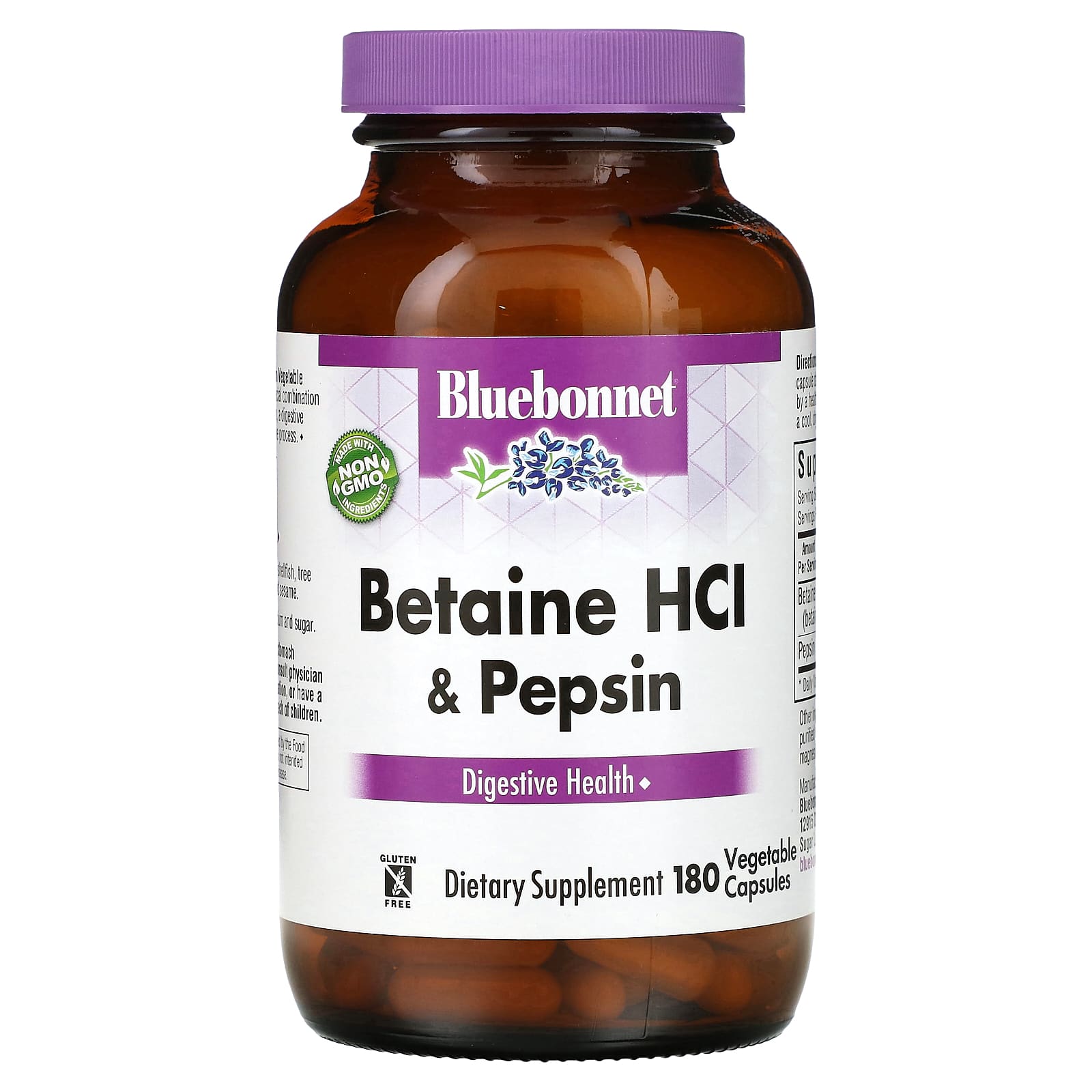 

Betaine Hcl with Pepsin, 180 Veggie Capsules