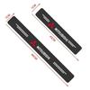 Juego de Pegatinas de Umbral de Puerta de Coche de Fibra de Carbono de 4 Piezas Compatible Mitsubishi ASX Lancer Pajero Outlander L200 EVO Lancer EX