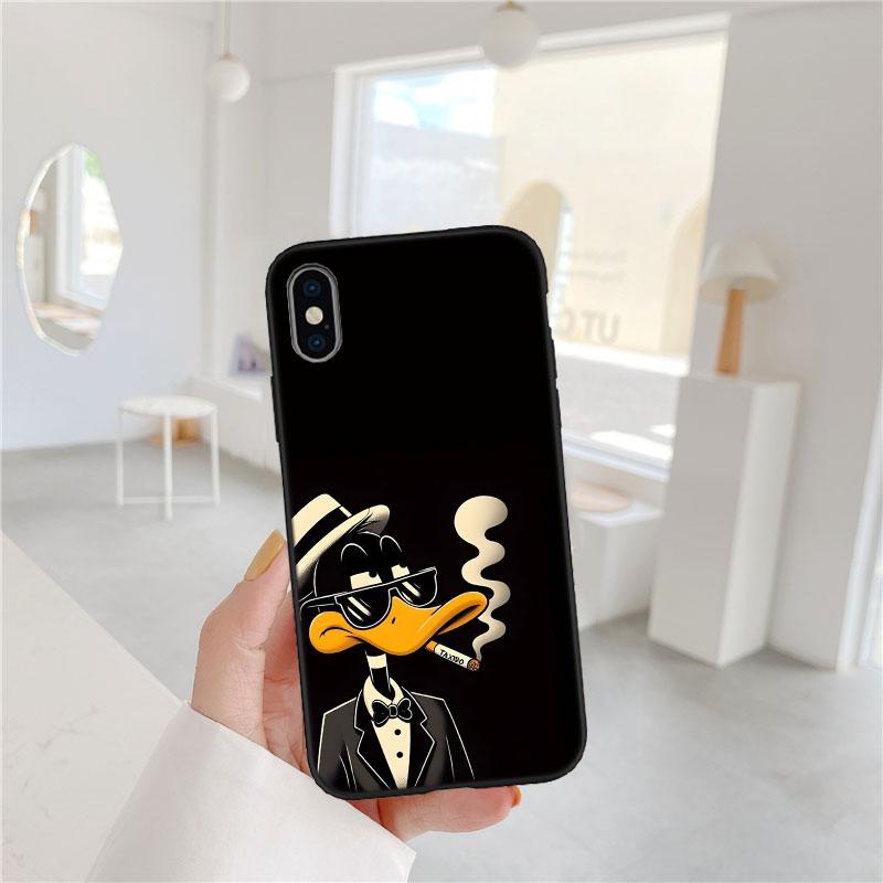 LO40 DUCK Cartoon Soft Shell Phone Case for OPPO A3 Pro A72 A74 A76 A77 A77S A78 A79 A94 A95 A18 A40M A58