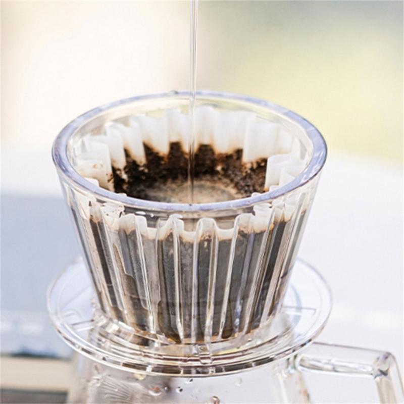 Coffee Filter Cup Dripper Manual Pour Over Coffee Filter Plastic Espresso Tools