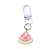Vibrant Jelly Fruit Keychain Cute Resin Key Ring Bag Charm For Women Girls Spring Summer Accessories Gift