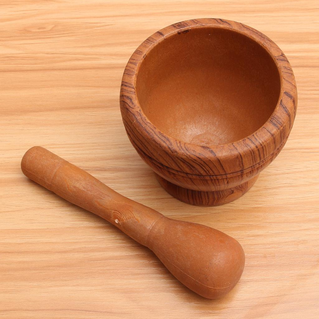 Resin Pestle/&Mortar Garlic Herb Spice Grinder Tool Mixing Grinding Crusher Bowl
