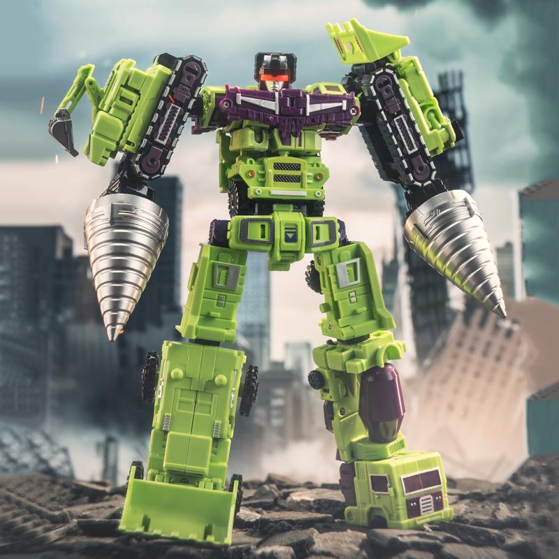 Star General ST10B Little Hercules: 6-in-1 Transforming Construction Vehicle & Excavator Robot