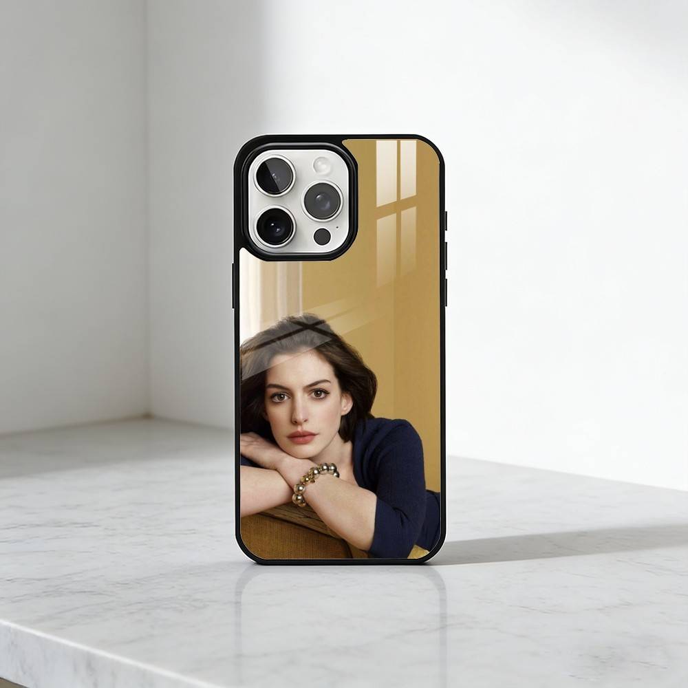 

Actor Anne H-Hathaway-y White Queen Phone Case For iPhone17,16,15,14,13 Plus,Pro Max Magnetic For Magsafe Wireless Charging iPhone17