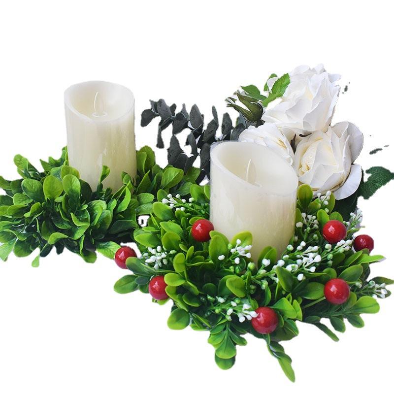 American Mini Simulation Wreath Eucalyptus Wreath Bodhi Fruit Wreath Table Party Decoration Wreath