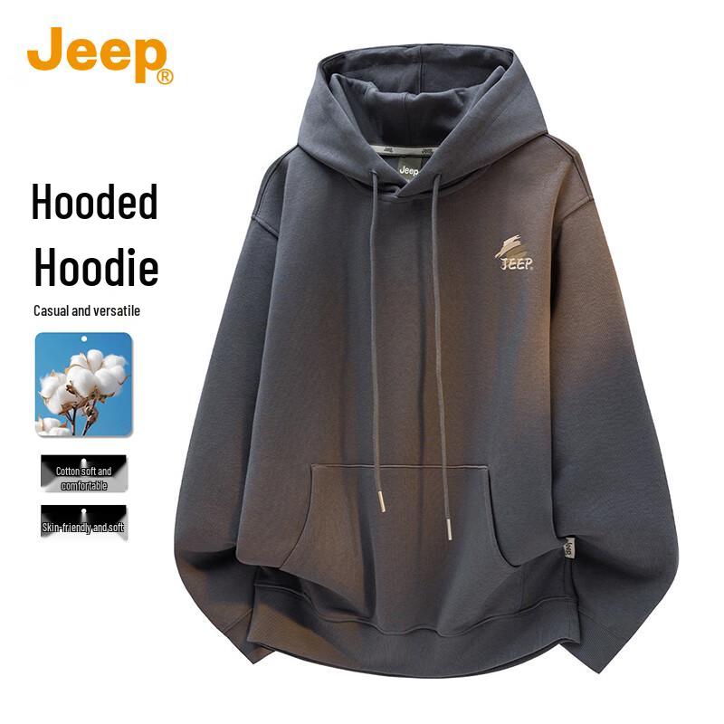 

JEEP Men s Heavyweight Hooded Sweatshirt M