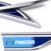 2 szt. Naklejki Samochodowe Emblemat Metalowy 3D Dekoracyjny Styl Ostrza dla 3 6 CX5 2 CX3 CX9 MX5 RX8 Axela Demio Atenza MS GJI GH BK MP