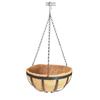 Coir Hanging Planter Basket - 10 Inch Wire Hanging Basket for Indoor Outdoor Plants