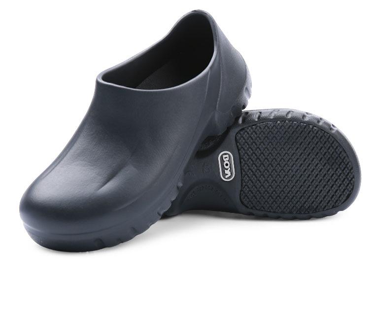 Waterproof Oil-Proof Non-Slip Chef Shoes Men's Work Shoes Slip-On Safety Shoes Anti-Odor Wear-Resistant EVA