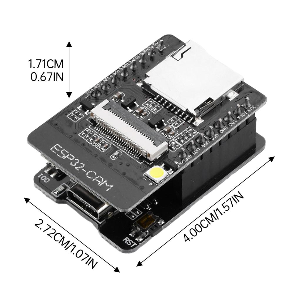 ESP32-CAM WIFI BT Development Board Bluetooth 2.0MP ESP32-S Module with OV2640 Camera MICRO USB to Serial Port