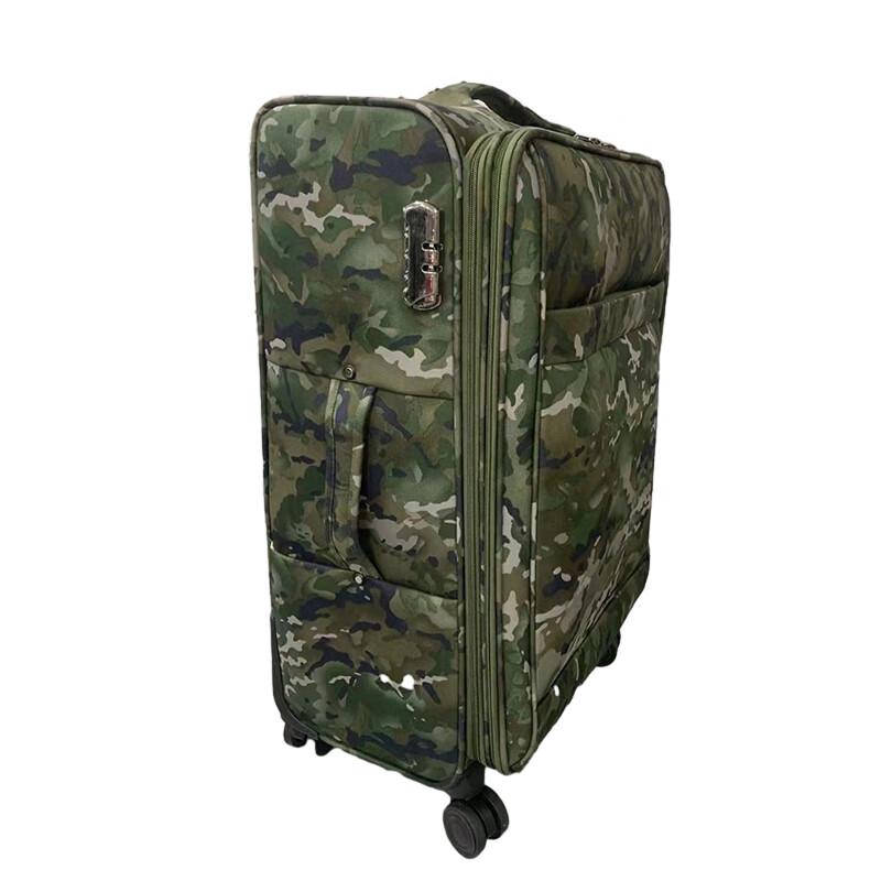 24-inch Camouflage Spinner Wheel Suitcase