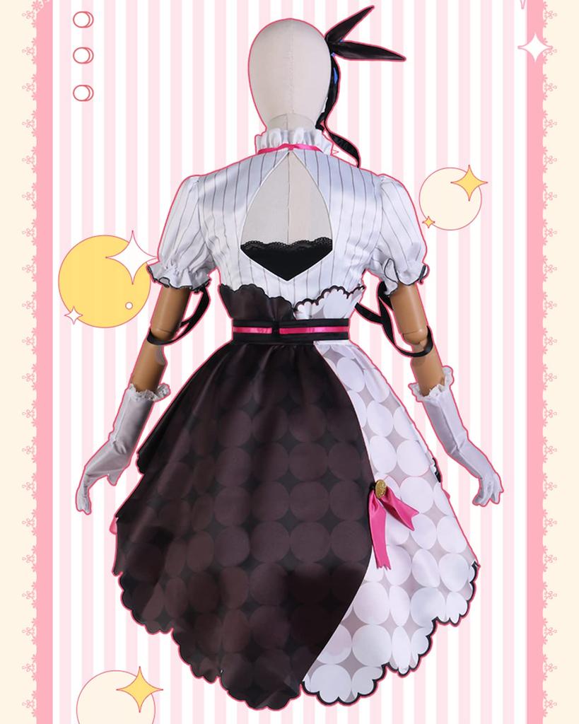 [Milky Time] Nijisanji Yami Rena Cosplay Halloween VTuber Virtual Idol (Costume, M)