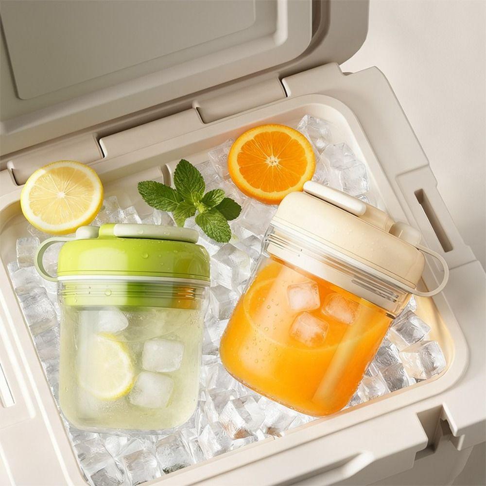 380ml Ice Cube Water Bottle Reusable Ice Mould Tray DIY Ice Cube Molds  Travel