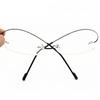 Lightweight Rimless Glasses Small Frame Memory Titanium Eyeglasses 5018 Spectacle Prescription -0.5 -1 -1.5 -2 -2.5 -3 -4 -5