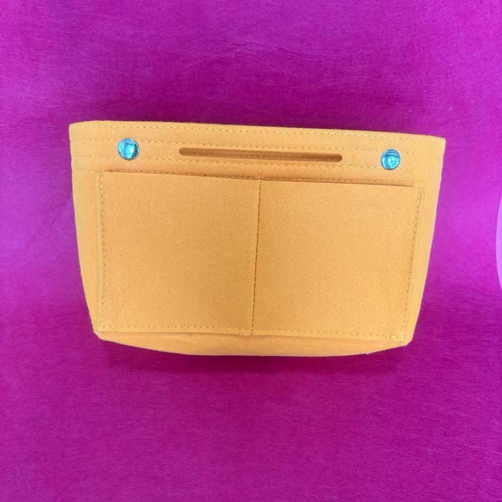 Women's Lightweight Felt Bag Organizer: Insert Pouch & Cosmetic Divider Tote