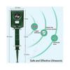 Fox Deterrent Cat Repellent Ultrasonic Cat Scarers for Gardens Bird Deterrent Dog Animal Repeller Battery Operated Waterproof Adjustable Sensitivity M
