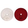 Soft Knitd Fabric Christmas Tree Skirt Quick Installation Multifunction For Indoor Festival Decorations