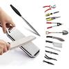 Handheld Knife Sharpener, 300/600 Grid, Double-Sided Diamond, Kitchen Knife Sharpener, Gardening Scissors Sharpener, Gardening Tool