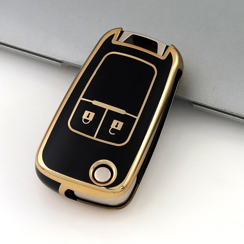 For Buick Yinglang Car Key Set GT LaCrosse Encora Folding Protective Case Chevrolet Malibu Buckle