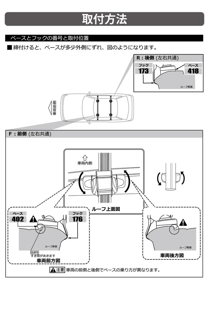 Carmate Inno Base Carrier Hooks for Compatible with Yaris Cross Flush This Is a Required Part for Installing an INNO Base Carrier On These Vehicles