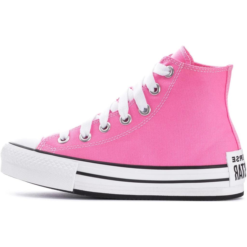 Converse Chuck Taylor All Star EVA Lift Platform High GS Sketch - Pink Kids Sneakers White Black A08468F