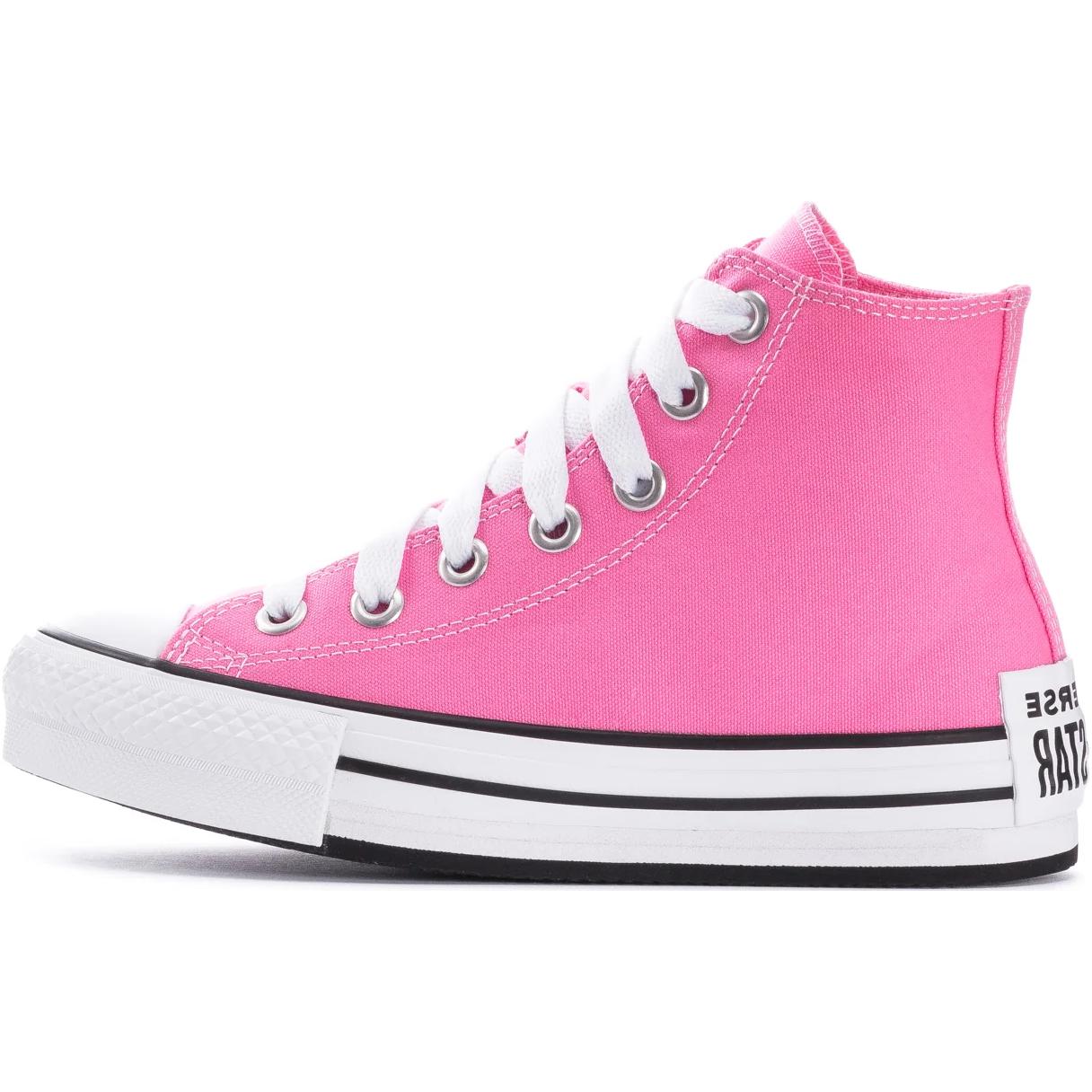 

Converse Chuck Taylor All Star EVA Lift Platform High GS Sketch - розовые детские кроссовки белые черные A08468F 37.5