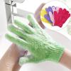 Nylon Shower Bath Glove Exfoliating Mitt Glove Skin Wash Spa Massage Foam Sponge Scrub Body Scrubber Cleaner Glove for Bathroom
