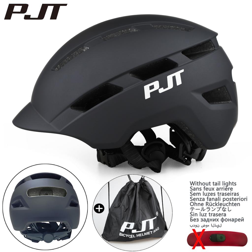 Pjt Cycling Helmet In-Mold Road Usb Rechargeable Tail Light/Helmets Bag For Your Choice Bicycle Helmet Safe Hat Mtb Bike Helmet